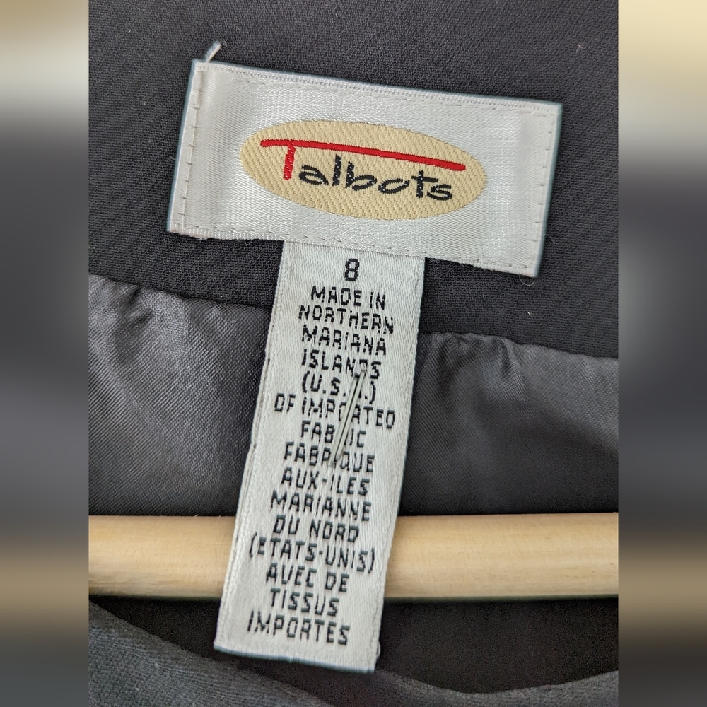 Talbots suit jacket, black - Picture 7 of 10
